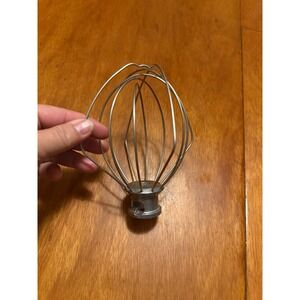 KitchenAid Tilt-Head Stand Mixer Wire Whip Attachment 6-Wire Balloon Whisk 6 In